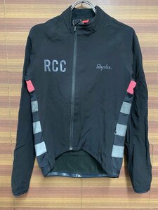 HK309 ラファ Rapha プロチームトレーニングジャケット RCC PRO TEAM TRAINING JACKET 黒 S ほつれあり