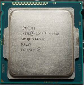 【動作確認済】Intel Core i7 4790 LGA1150 CPU本体のみ