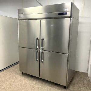 フクシマガリレイ 縦型冷凍冷蔵庫 GRD-152PM2 中古 4ヶ月保証 2022年製 単相100V 幅1490x奥行800 厨房【無限堂大阪店】