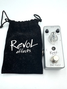 ●H80225:Revol effects THE FUZZ EFZ-01 レヴォルエフェクツ エフェクター ファズ 中古　動作未確認