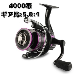 FR-168 【送料無料】フィッシング リール スピニングリール 釣り 4000番 遠投 5.0:1 ドラグ力8kg 湖 川 淡水釣り 海釣り ハンドル左右交換