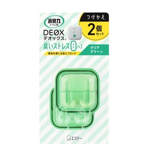 消臭力DEOXトイレ用かえ2個Cグリーン12ML × 24点