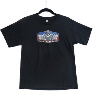 レア！ LACONIA MOTORCYCLE WEEK NH 2017 ラコニアＴシャツ 半袖 Youth M アメリカサイズ（1908-I）