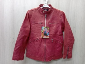 JOEY HYSTERIC ライダースジャケット レッド ピンク サイズL(140cm) 羊革 ヒステリックグラマー ヒスミニ 子供服