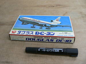 BBP626 未組立 プラモデル 日本航空 JAPAN AIR LINES 1/300 DOUGLAS DC-10 ダグラスDC-10 キャラメル箱 ②