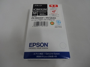 インクカートリッジ 純正品 ICBK92M　ブラック Mサイズ EPSON ★ PM-M840F/PX-S840 推奨使用期限切れ ★エプソン★ 未開封品