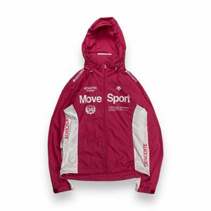 DESCENTE デサント MOVE SPORT ムーブスポーツ ウィンドブレーカー ピンク レディース O フード内蔵