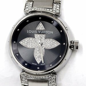 ルイ・ヴィトン　タンブールビジュ　Q121F　腕時計　ダイヤ文字盤　ラグダイヤ　クォーツ　レディース