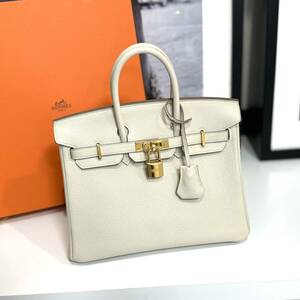 22912 美品 HERMES エルメス バーキン25 トゴ クレ Z刻印