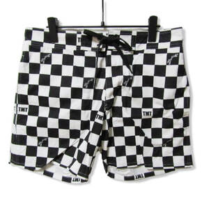 TMT × Marbles ティーエムティー マーブルズ チェック ワークショーツ TSP-S23MB01 SHORTS CHECKER BK/WH S 27104495