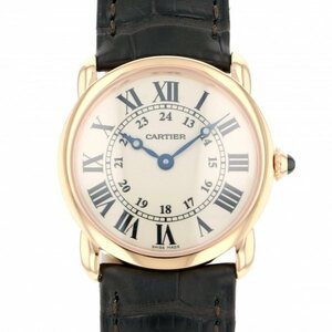 カルティエ Cartier ロンドルイ ロンド ルイ カルティエSM W6800151 シルバー文字盤 新品 腕時計 レディース