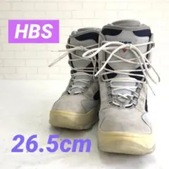 (sbb148)HBS スノーボードブーツ26.5cm 中古スノーブーツ グレー