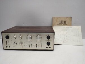 LUXMAN/LUXKIT A3400 真空管コントロールアンプ/管球式プリアンプ ラックスマン 説明書付き ∩ 6DCAD-8