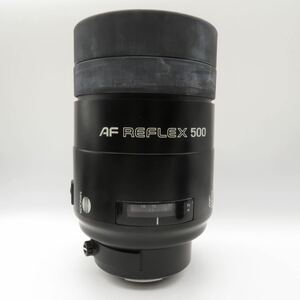 MINOLTA ミノルタ AF REFLEX 500mm f8 望遠ミラー レンズ カメラ周辺機器 ジャンク 