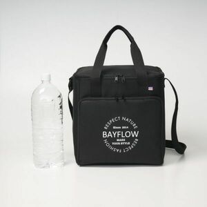 1 490 BAYFLOW たっぷり入る！ 保冷バッグ BLACK 送料510円