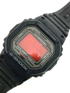 T03/083 赤目 CASIO カシオ G-SHOCK ジーショック デジタル 時計 1545 DW-5000 ブラック