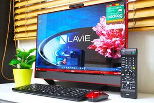 ★☆[Windows11] 23.8型 Lavie desk all in one /超高速-SSD/第6世代Corei7/16GB/Office/3波TVチューナー/Blu-ray/Bluetooth/fr21☆★