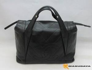 ◆◇【美品】CHANEL シャネル Vステッチ ココマーク ハンドバッグ◇◆