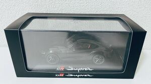 未使用 1/30 スケール TOYOTA トヨタ 新型スープラ GR Supra ダイキャスト 非売品 カラー サンプル ミニカー ブラック メタリック 0407
