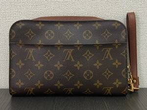 LOUIS VUITTON ルイヴィトン LV オルセー モノグラム セカンドバッグ クラッチバッグ ブラウン AR1000