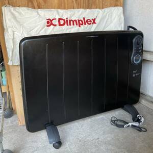 【A9466P035】Dimplex ハイブリッドヒーター CVP21TJ 外箱 内袋 ディンプレックス 黒 オイルヒーター パネルヒーター 暖房器具 英国製