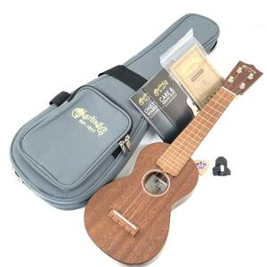 Martin&Co. マーチン ソプラノウクレレ 弦楽器 S1 UKE マホガニー単板 ギアペグ 17F ブラウン 付属品 ケース付き