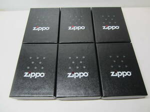 ☆Zippo★ お化粧箱&保証書 6個セット 近年物　