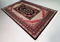 ペルシャ絨毯本物100%シルク手織り新品有名タギーミ工房、50%割引 非常に綺麗