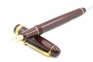 PILOT パイロット CUSTOM カスタム 74 ボルドー 14K-585 M 万年筆 20742652