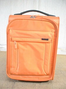 W4550　FINOXY　オレンジ　スーツケース　キャリケース　旅行用　ビジネストラベルバック