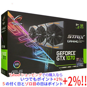 【中古】ASUS製グラボ ROG STRIX-GTX1070-O8G-GAMING 元箱あり [管理:1050009533]