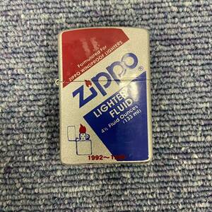 ♪【売り切り】ZIPPO ジッポー オイルライター オイル缶 デザイン 柄 LIGHTER FLUID 1992〜1998 たばこグッズ ※火花飛びます