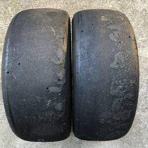 ヨコハマ　ADVAN A005N（3283)　190/580R15　2本セット　　レーシングタイヤ　No.11912