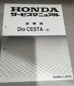 Dio CESTA サービスマニュアル追補