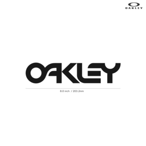 【OAKLEY】オークリー★08★ダイカットステッカー★切抜きステッカー★8.0インチ★20.3cm