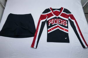 美品　修徳高 チアリーダー部 POWERS ユニフォーム Varsity Spirit (検 チアリーディング チアガール チアリーダー チアーズ ダンス 甲子園