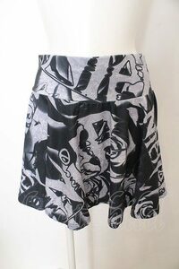 NieR Clothing / NieR Mini SKIRT【Monochrome ROSE】スカート ブラック O-23-10-28-036-PU-SK-OW-ZS