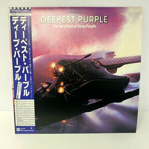 １円～Deep Purple(ディープ・パープル)「Deepest Purple(ディーペスト・パープル)」LP Warner Bros. Records(P-10914W)/Rock 1点　保管品