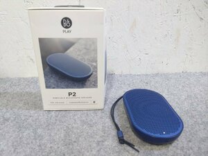 Bang & Olufsen/バング & オルフセン Bluetooth対応スピーカー Beoplay P2 Royal Blue ハンズフリー通話対応