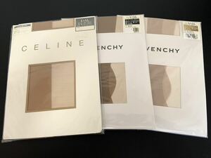 未使用 CELINE セリーヌ GIVENCHY ジバンシー パンティストッキング 3点セット サイズL〜LL サポートタイプ パンスト