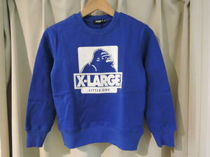X-LARGE エクストララージ XLARGE Kids ＯＧ裏起毛トレーナー ブルー 130 最新人気商品 値下げしました！ 送料込　値下げ！