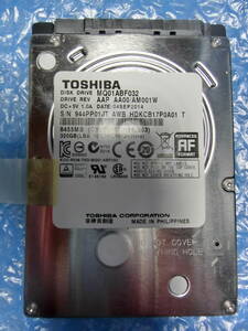 【中古】 TOSHIBA MQ01ABF032 320GB/8MB 5131時間使用 管理番号:D218