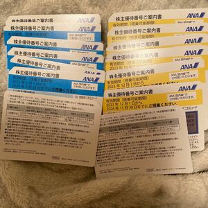 ANA 全日空 株主優待券　12枚セット　送料無料