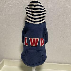 【新品未使用】【即決価格】Life with Dogs 犬と生活　LWD 犬服　ドッグウェア　2号（ネイビー）