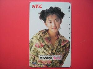 斉藤由貴　NEC　スーパーVHS　110-86283　未使用テレカ