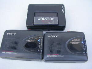 ☆3点セット　ソニー　SONY　WALKMAN　WM-GX312（2台） / WM-2011 