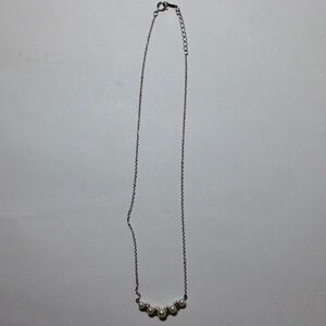【中古アクセサリー】田崎真珠 TASAKI 約40cm 約4g SILVER 真珠 パール ネックレス 刻印有