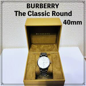 【極美品】BURBERRY The Classic Round 40mm BU10004 バーバリー 時計 クラシック ラウンド 時計 ウォッチ