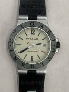 BVLGARI ブルガリ アルミニウム スイス製 腕時計 AL 38A 動作未確認