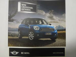 ＜送料込 匿名取引＞　ＢＭＷ　ＭＩＮＩ　ＣＲＯＳＳＯＶＥＲ　カタログ　2011年1月発行　価格表付オプションカタログ付属